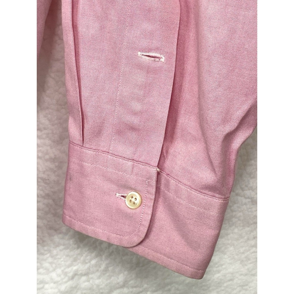 Ralph‎ Lauren Men Dress Shirt 17.5 Pink Classic Fit Button Down Long Sleeve - Picture 11 of 11